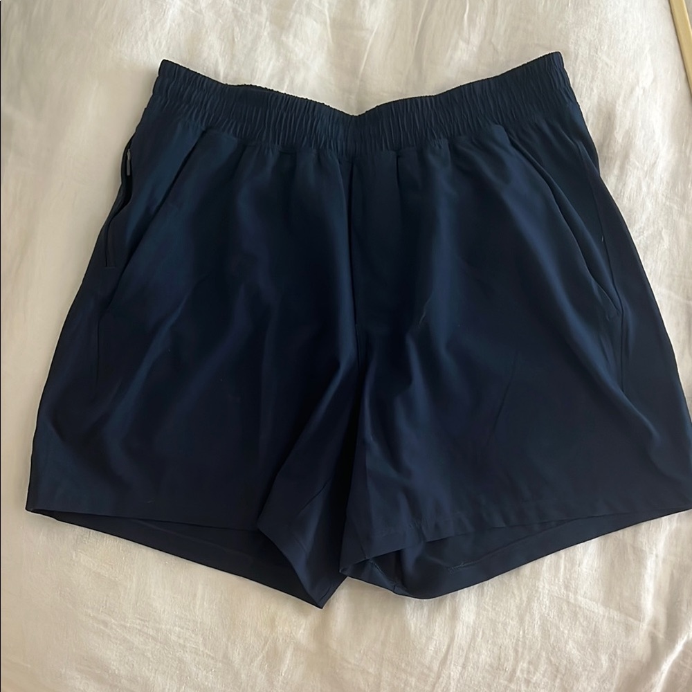 Lululemon Pace Breaker Linerless Short 5" Medium True Navy